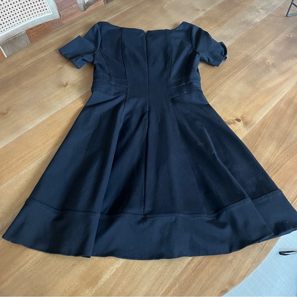 White House | Black Market Ponte Fit and Flare Dress - Picture 5 of 8